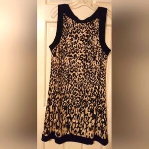 Style and Co. Animal print dress. Size Large.